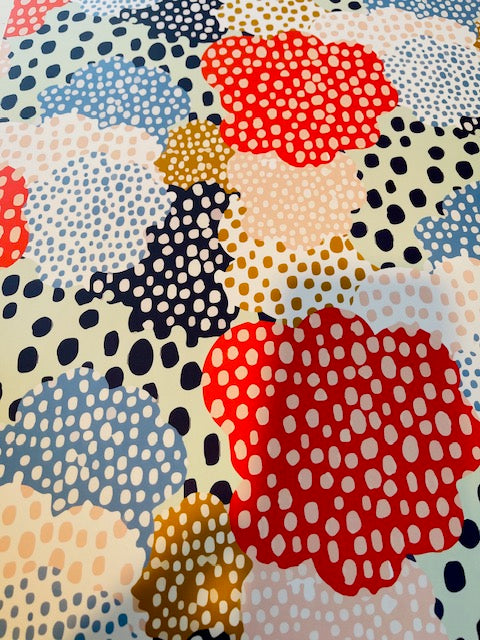 Circles And Dots Gift Wrapping Paper
